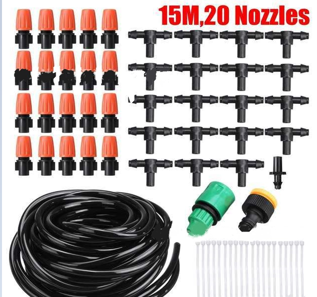 Avelena | Automatisches Bewässerungssystem Set – Tropfbewässerung für Gartenpflanzen