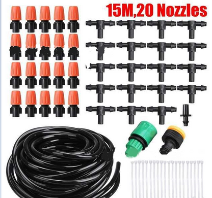 Avelena | Automatisches Bewässerungssystem Set – Tropfbewässerung für Gartenpflanzen