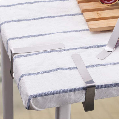 Avelena | Edelstahl Tischdeckenklammern (4 Stück)