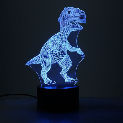 Avelena | Dinosauren Nachtlicht - 3D Dinosaurier Licht - T Rex Nachtlicht