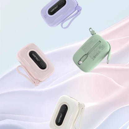 Avelena | 10000mAh Eingebaute Dual-Kabel Powerbank