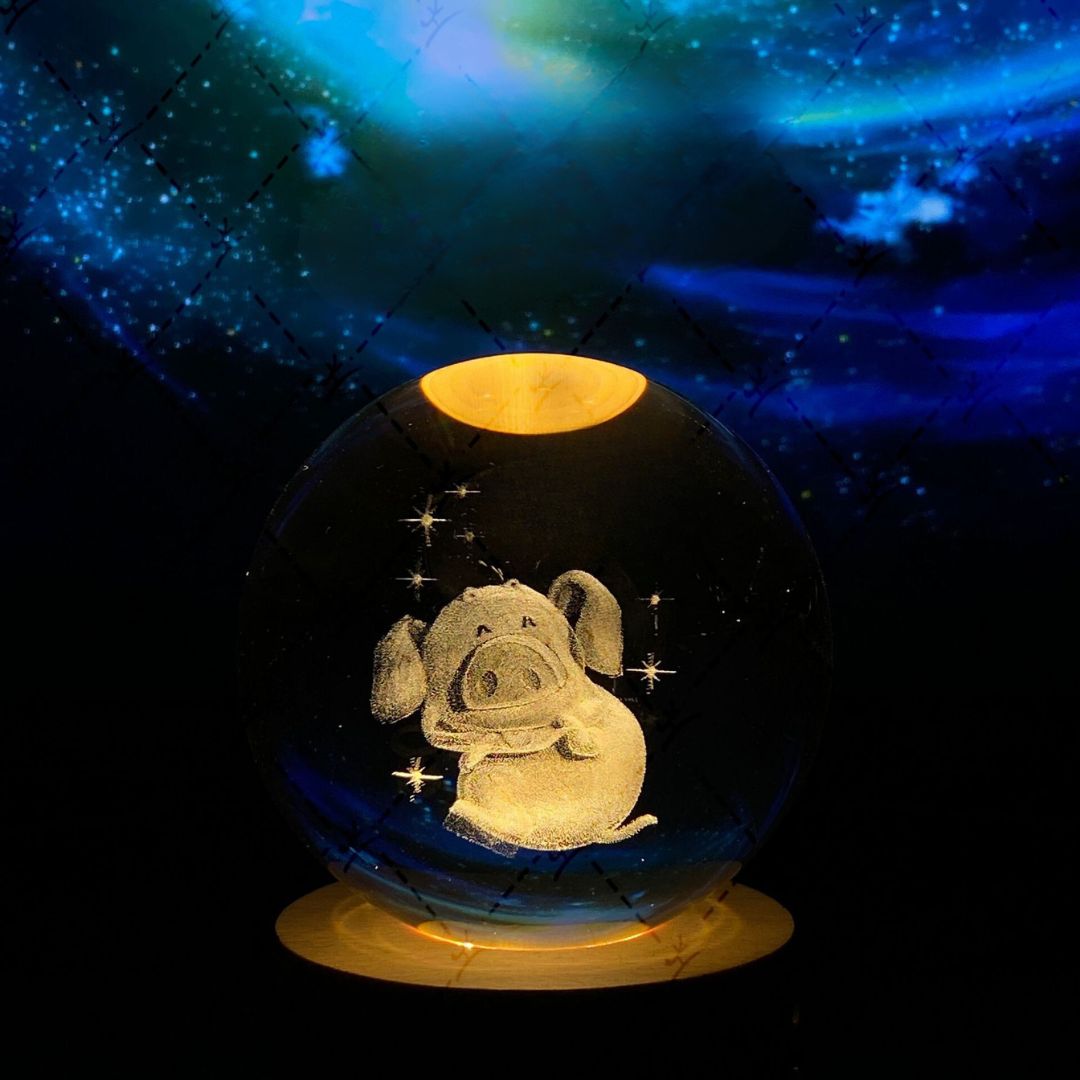 Avelena | Leuchtende Mondkristallkugel