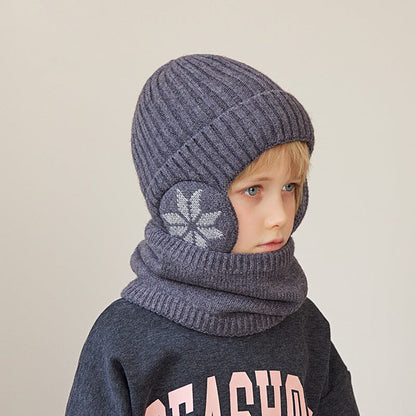 Avelena | Winter Beanie Mütze Schal Sets Warme Strickmütze