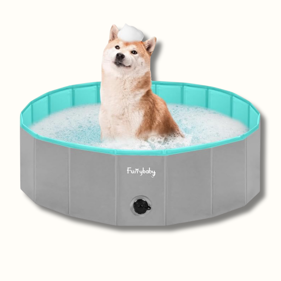 Avelena | Snuffpool Zusammenklappbares Hundepool Hartplastik
