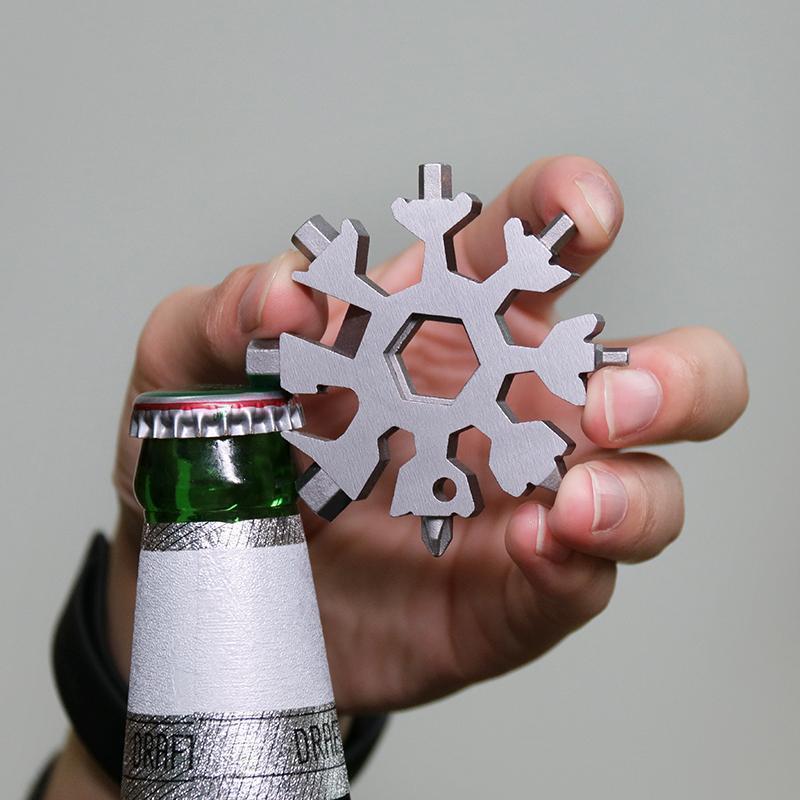 Avelena | 18-in-1 Edelstahl Schneeflocken Multi-tool