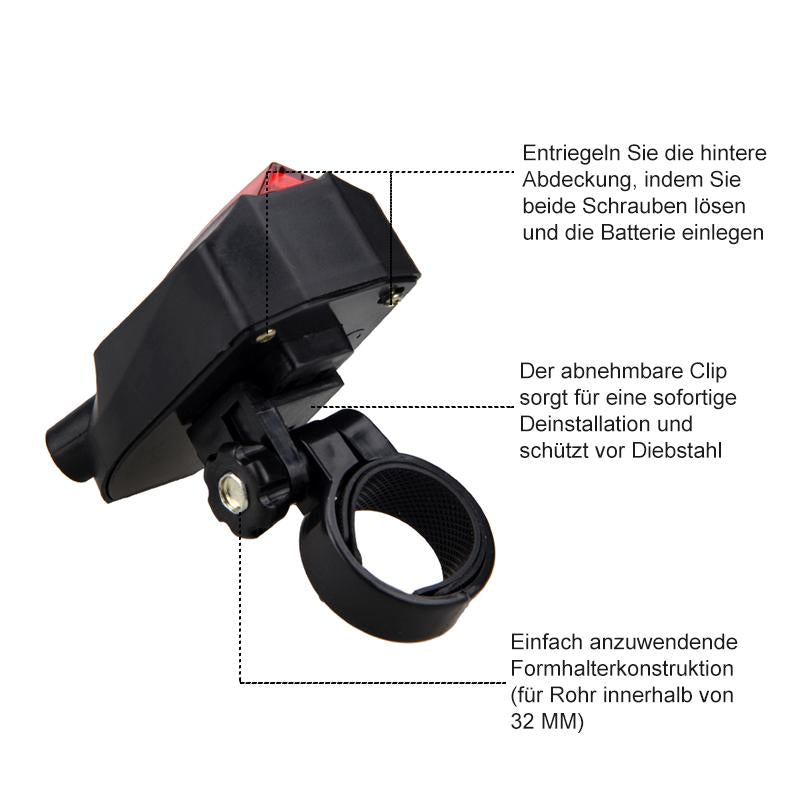 Avelena | Fahrrad Laser Projektionsrücklicht
