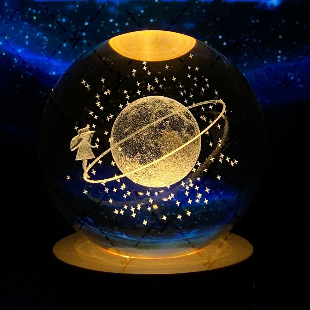 Avelena | Leuchtende Mondkristallkugel