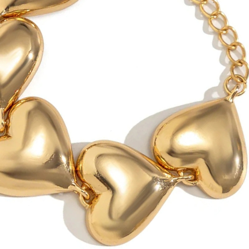 Damen Armband mit Herzgliedern | Shop Nory