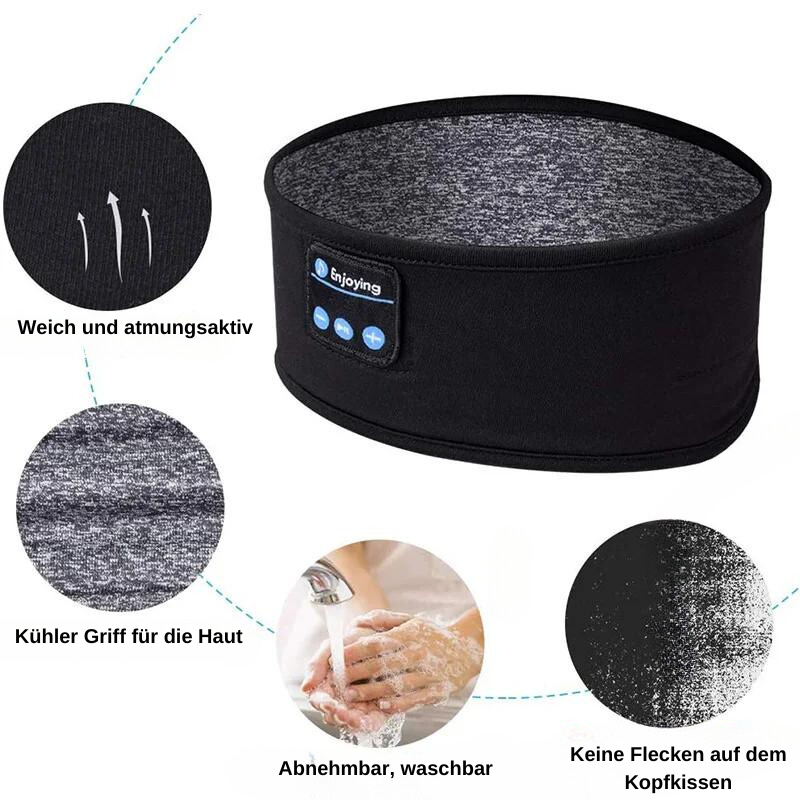Avelena | Melomesh Kabellose Bluetooth Kopfhörer mit Stirnband Zum Schlafen