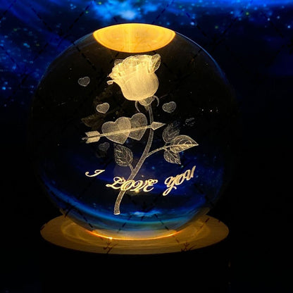 Avelena | Leuchtende Mondkristallkugel