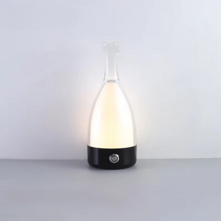 Avelena | Weintaschen Tischlampe mit Bluetooth-Lautsprecher – Wiederaufladbare moderne Nachttischlampe