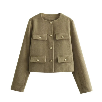 Avelena | Dicke Baumwollmantel Modische Jacke