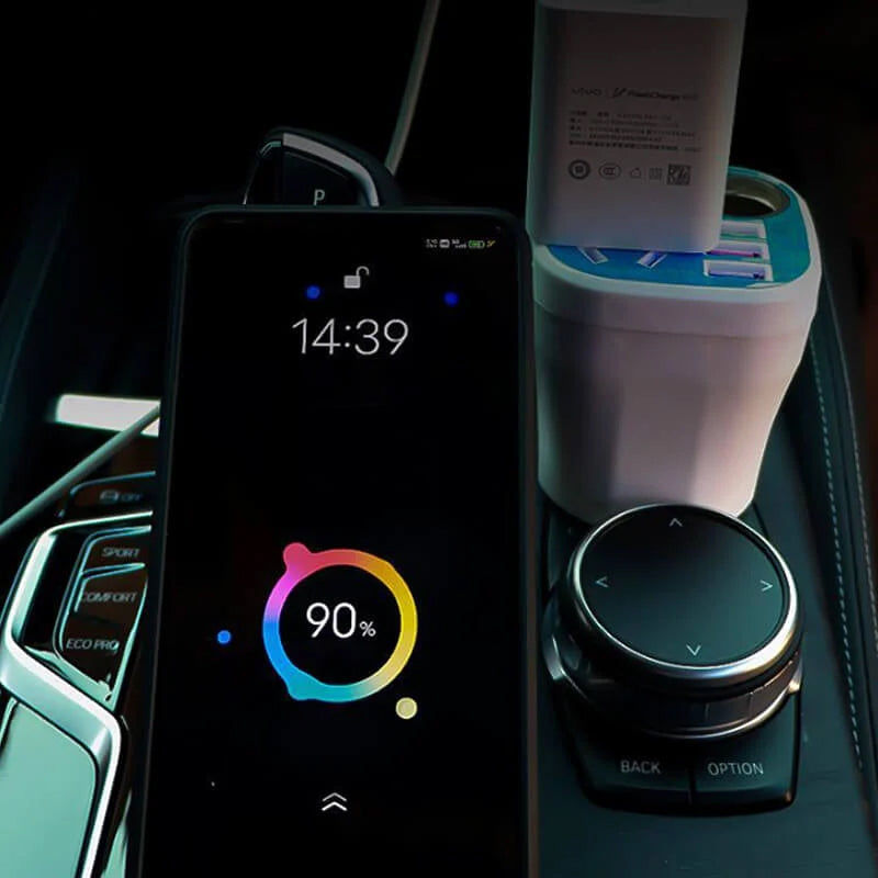 Avelena | Automontiertes Becherladegerät mit Wechselrichter-Konverter