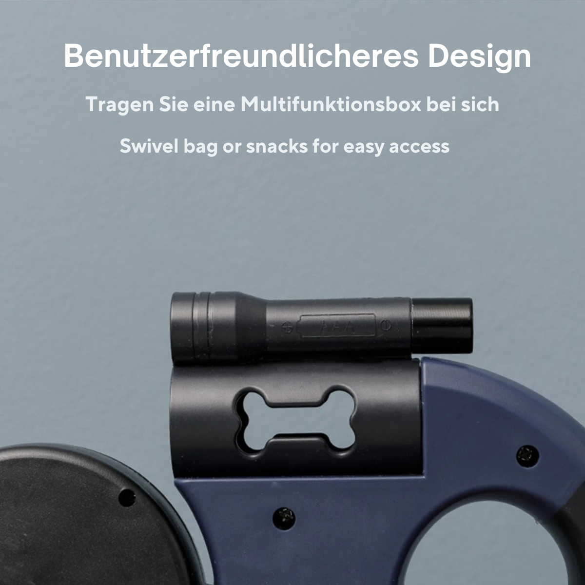 Avelena | Nie Wieder Verheddern Doppelleine für Hunde mit Led-Licht