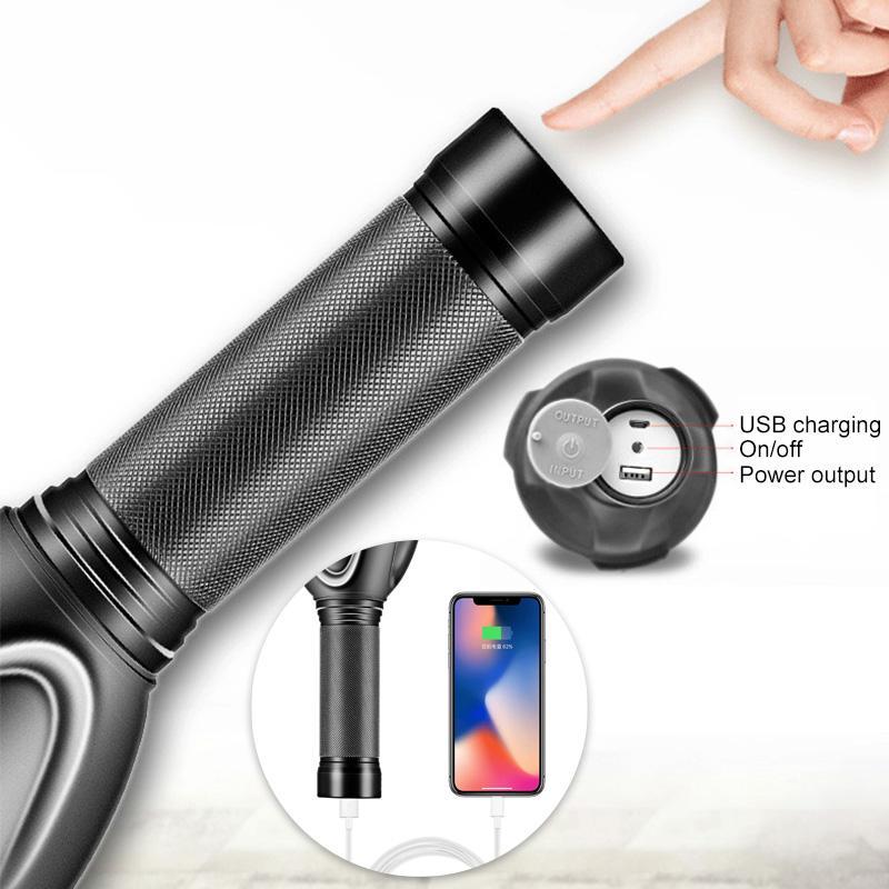Avelena | 30000-5000 Lumen Hochleistungs-LED-Taschenlampe, wasserdicht