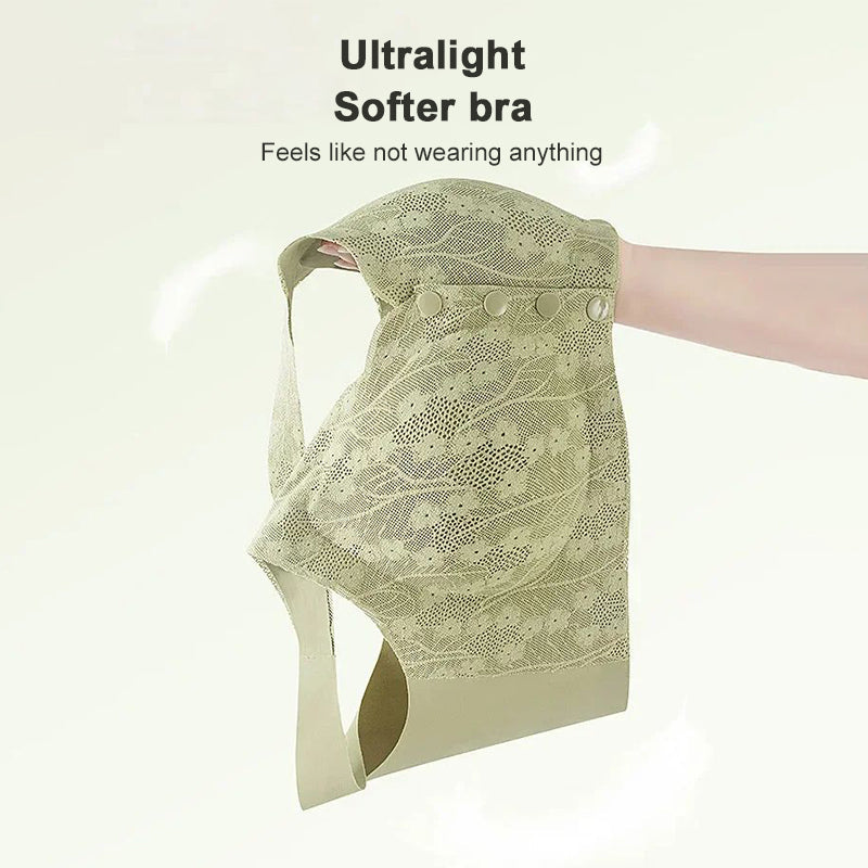 Avelena | Bequamer und praktischer BH mit einer Knopfleiste vorne