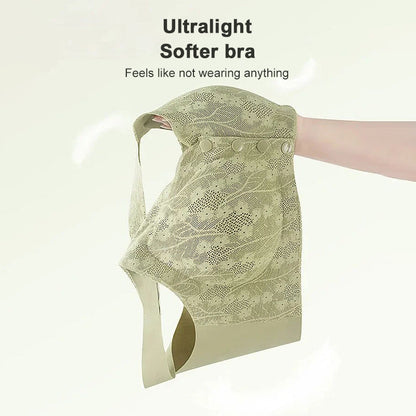 Avelena | Bequamer und praktischer BH mit einer Knopfleiste vorne