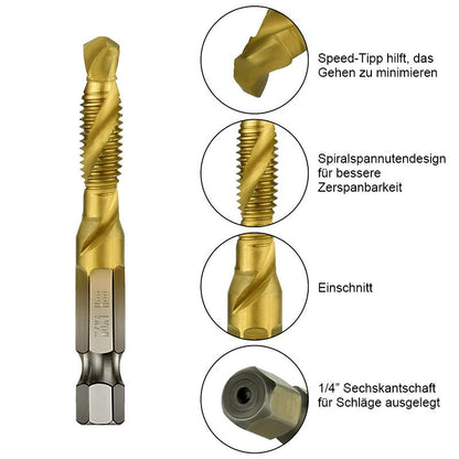 Avelena | 6-teiliges metrisches Gewindebohrer-Set
