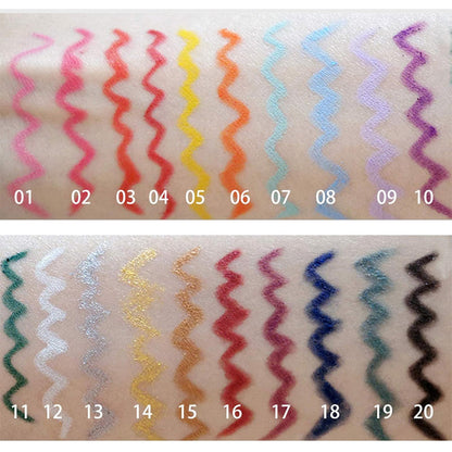 Avelena | 20 Pcs Bunte Eyeliner Stift Set