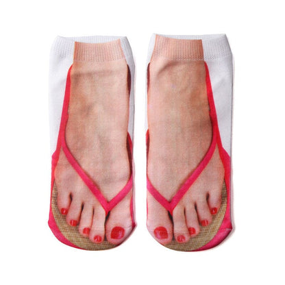 Avelena | Super bequeme Maniküre-Drucksocken
