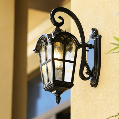Avelena | Solar Waterproof Outdoor Wall Light | Vintage Design mit Fernbedienung für Veranda, Terrasse & Garten Verwendung
