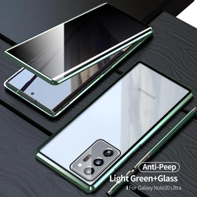 Avelena | Samsung Anti-Peep Gehärtetes Glas Handyhülle