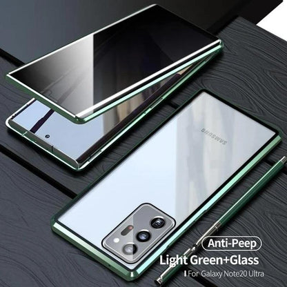 Avelena | Samsung Anti-Peep Gehärtetes Glas Handyhülle