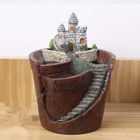 Avelena | Sukkulent Dekorationsblumentopf für Mini-Garten – Bonsai Pflanztopf für Mikrolandschaft und Garten