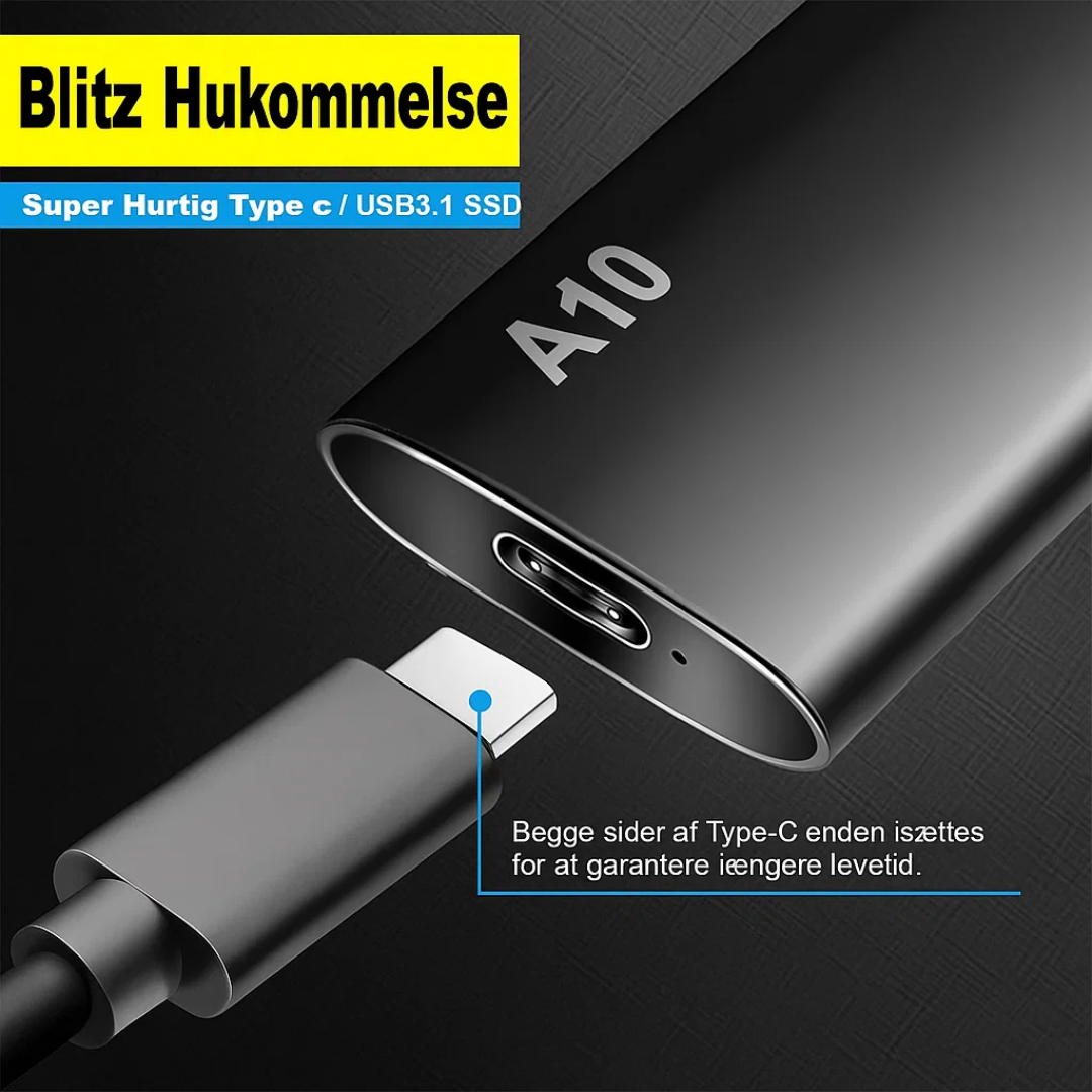 Avelena | DriveBox | Kompakt 4 TB USB-C Speicher für Arbeit & Reisen