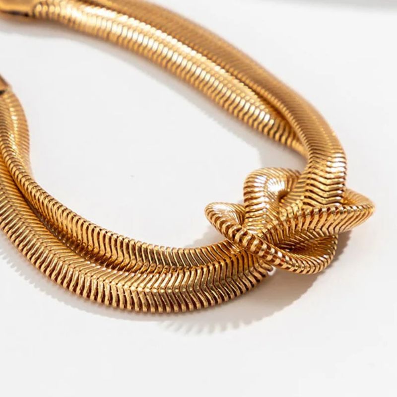 Damen Armband mit Knoten-Design und Geflochtener Struktur | Shop Nory