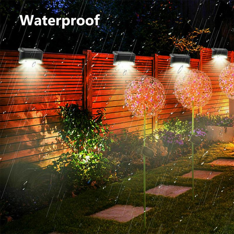 Avelena | Wasserdichte Treppen-Solarleuchten für den Außenbereich (4 Stück)