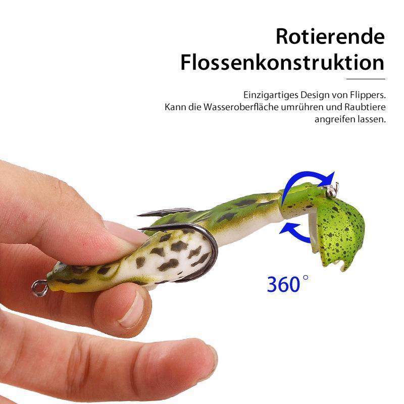 Avelena | Doppelpropeller Frosch Sanfter Köder(1 oder 5 Stücke)