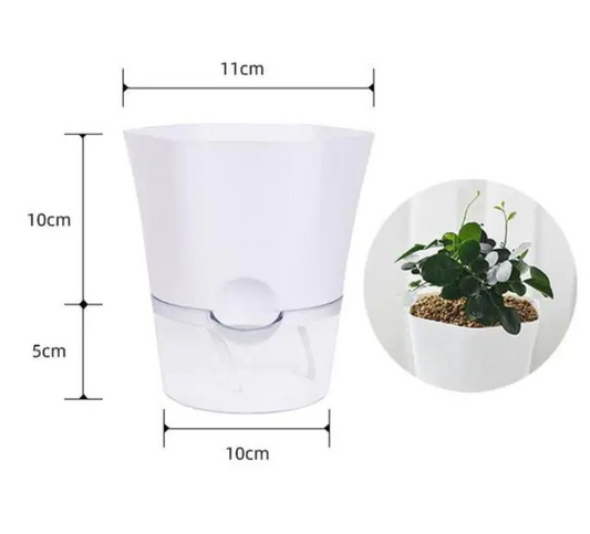 Avelena | Pflanzentopf mit Wasserreservoir – Selbstbewässernder Blumentopf für Zimmerpflanzen