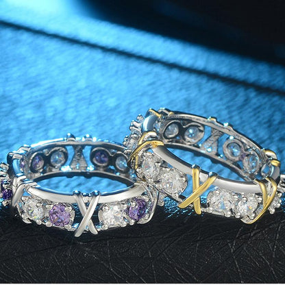 Avelena | Dichroic Inlay Zirkon Ring Erfolg