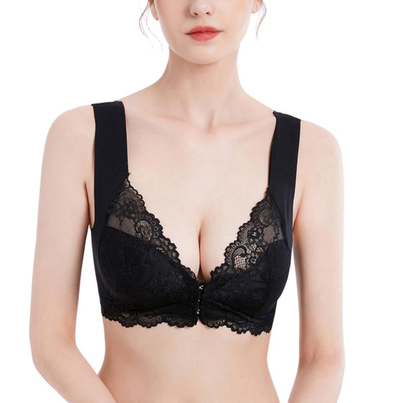 Avelena | 5D Shaping Push-up-BH mit Vorderverschluss – nahtlos, schöner Rücken, bequem