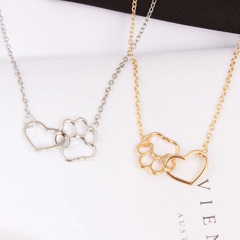 Avelena | Paw Heart Anhänger Necklace