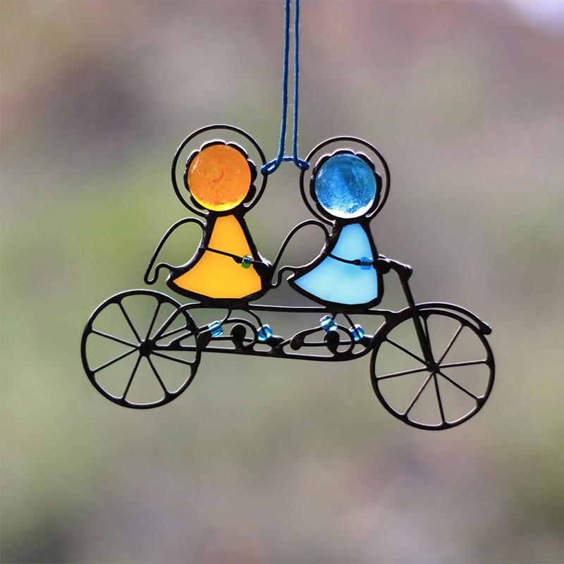 Avelena | Buntglaskunst Fensterbehänge