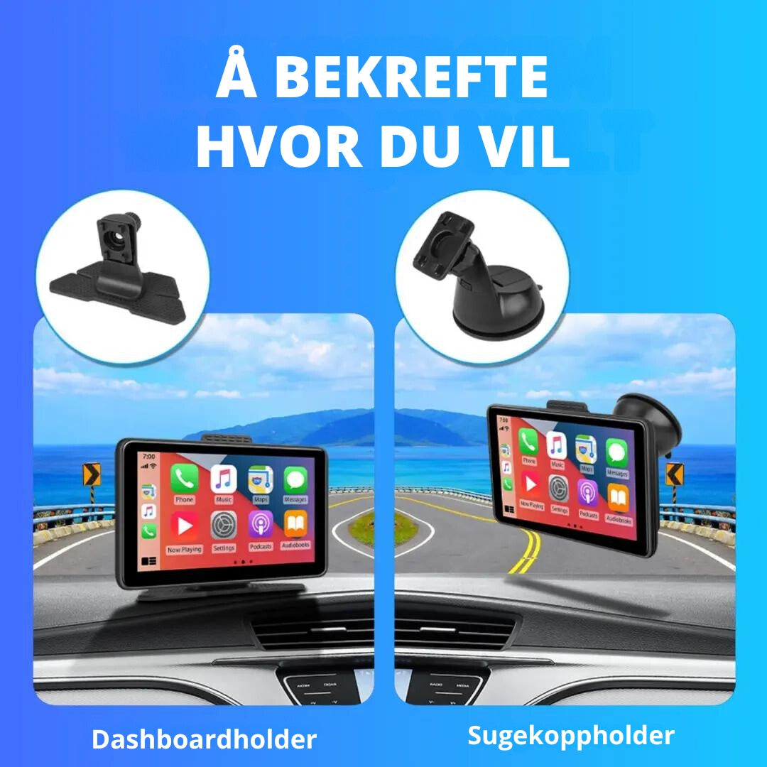 Avelena | Smartdrive Auto-Display – Drahtloses Apple Carplay & Android Auto | Einfache Installation, Rückfahrkamera, Bluetooth & Gps