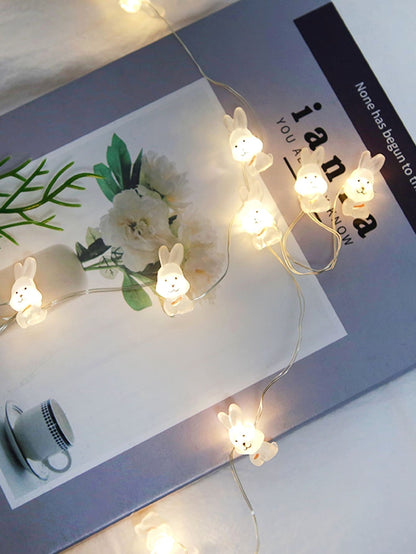 Avelena | 20 LED 2M Kaninchen Lichterkette - Neuheitsbeleuchtung