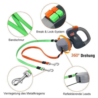 Avelena | Doppelkopf Hundeleine