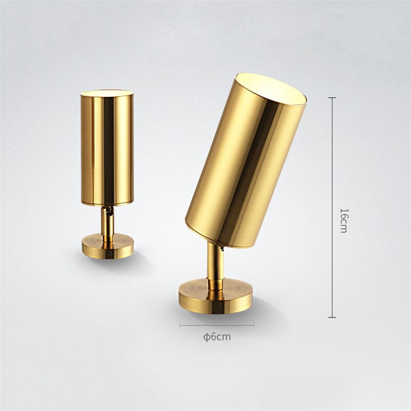 Avelena | Nordic Messing Gold Spotlight - 5W/10W Led -Lampe