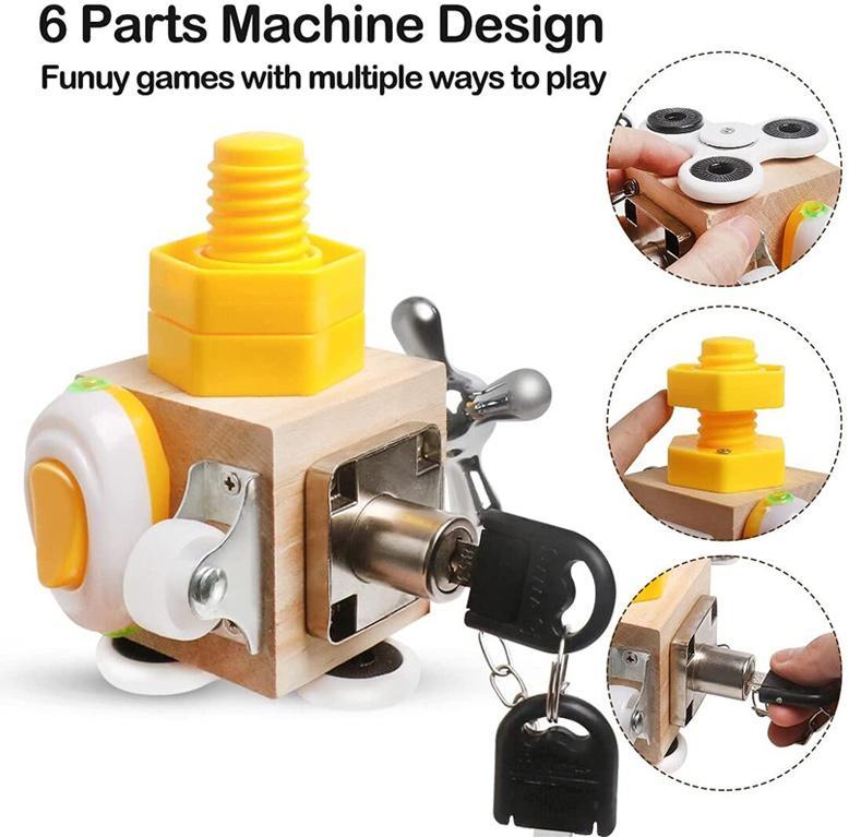 Avelena | Kleinkind Beschäftigungsbrett Montessori Spiel