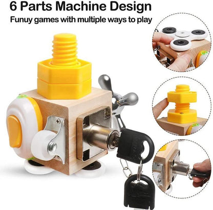 Avelena | Kleinkind Beschäftigungsbrett Montessori Spiel