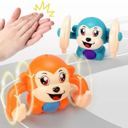 Avelena | Frühkindliches elektrisches Flip- und Kopfaffe-Spielzeug