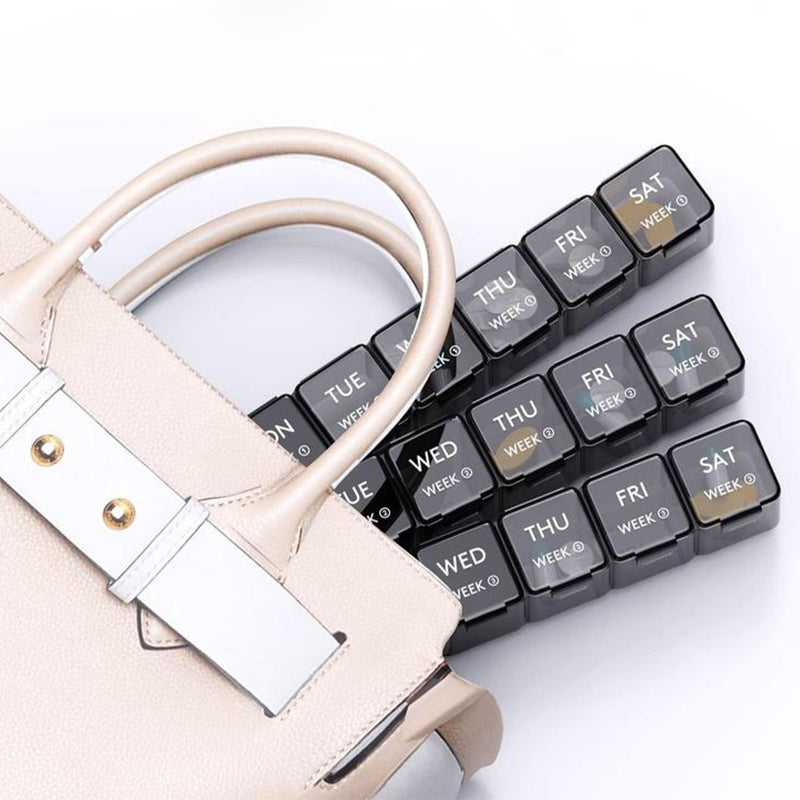 Avelena | Tabletten-Organizer (28 Fächer)