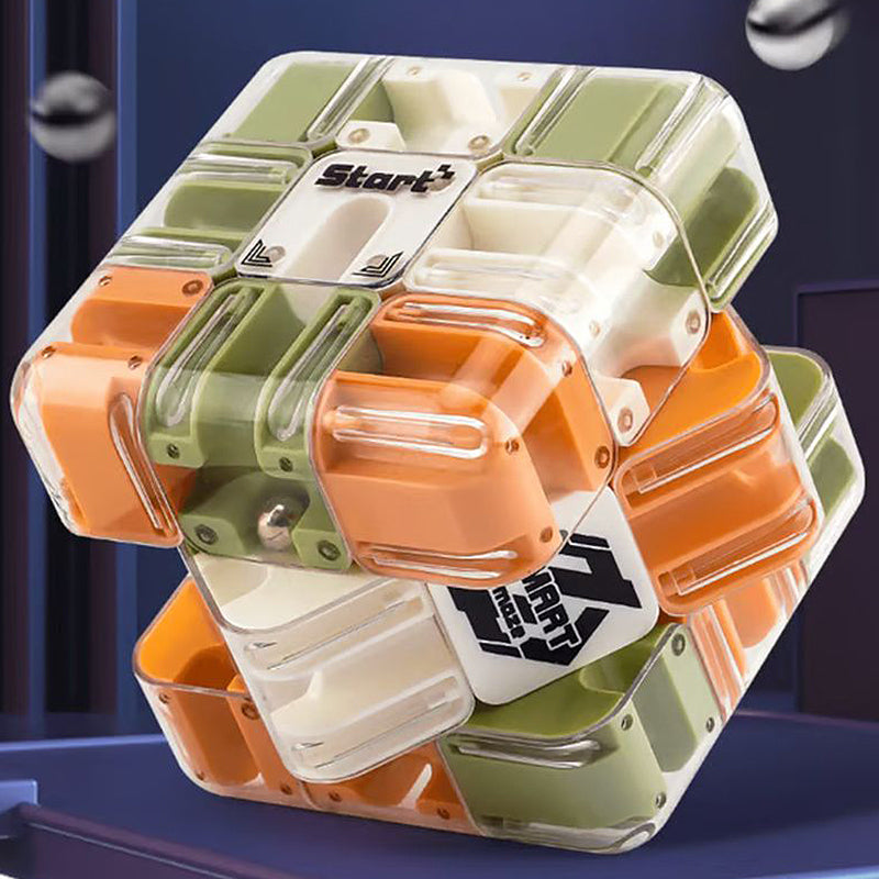 Avelena | Großes 3D Puzzle Labyrinthwürfel - Anspruchsvolles Bildungsspielzeug