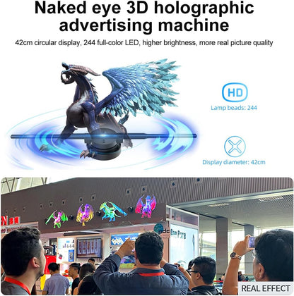 Avelena | 3D Hologramm LED Ventilator Projektor