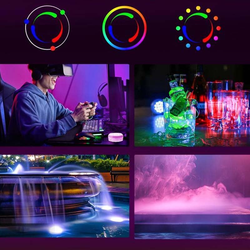 Avelena | Doppelschichtige wasserdichte klebende LED-Poolleuchte