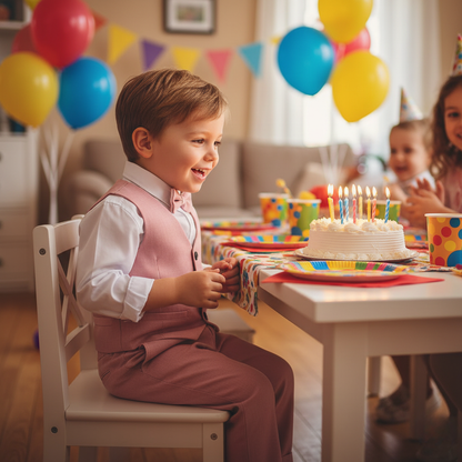 Avelena | Jungen formelles Baumwolle Outfit-Set für Kleinkinder und Kinder