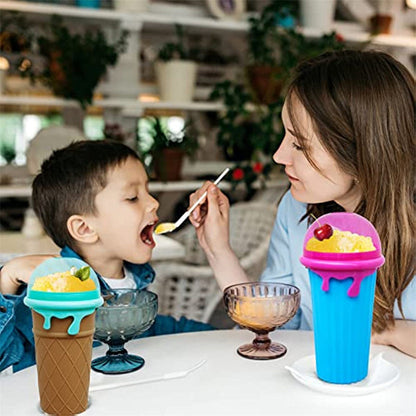 Avelena | 500Ml Große Slushy-Becher für Schnelle Gefrorene Smoothies und Eiscreme